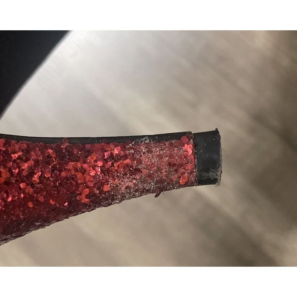 Spirit Halloween✨Red Glitter Mary Jane Heels Rocky Horror Dorothy Size 8 - Picture 5 of 5
